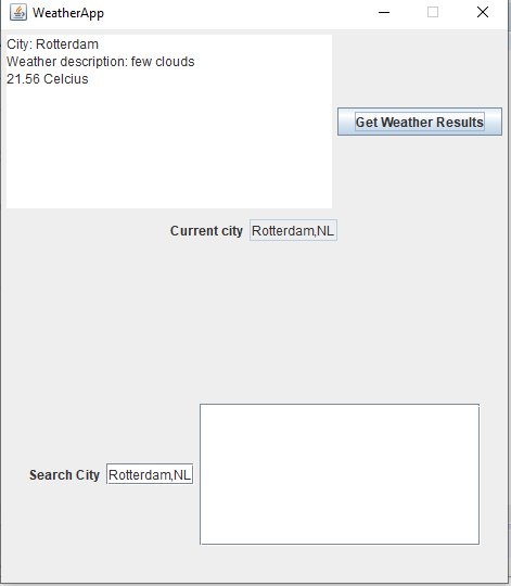 Desktop Weather App